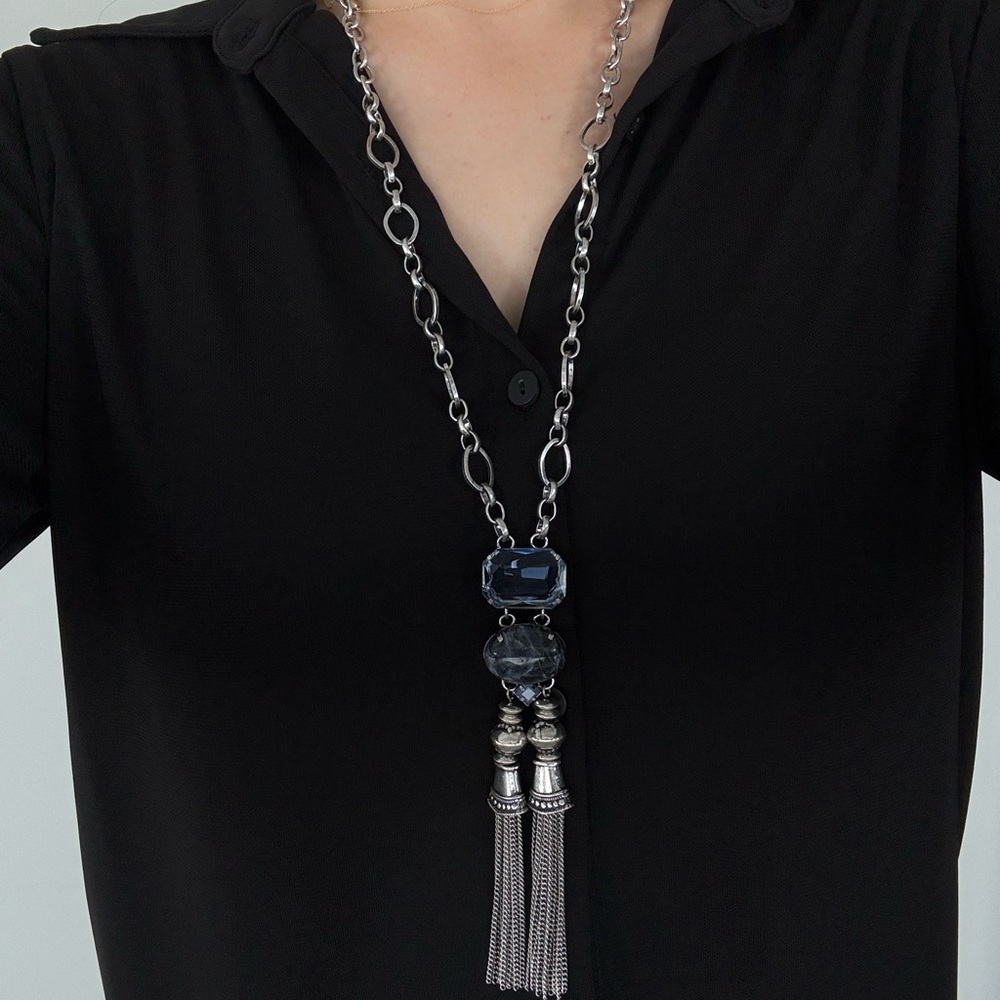 Vintage Long Tassel Necklace